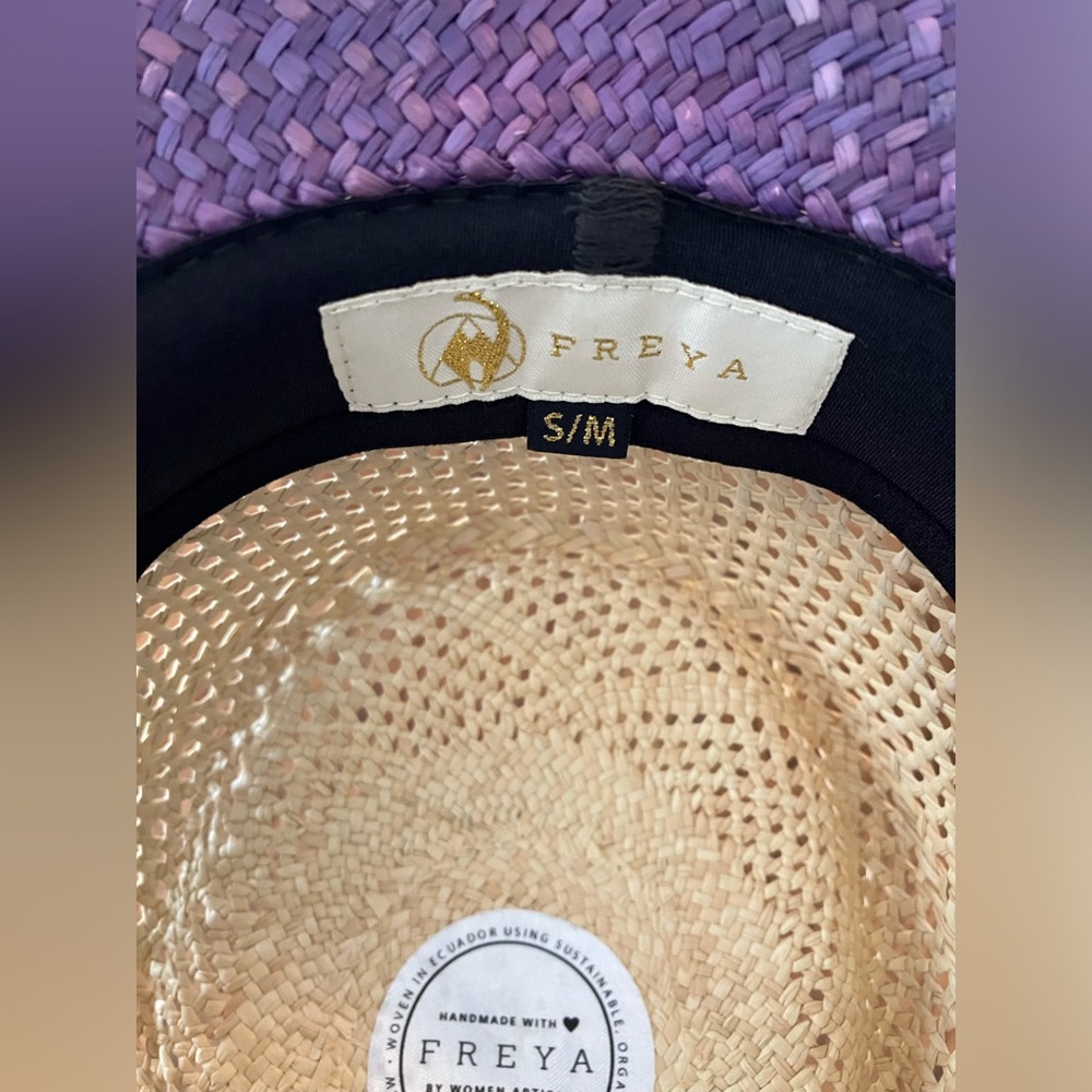 Freya Straw Hat - Eclipse Midnight Blue Color - Picture 5 of 8